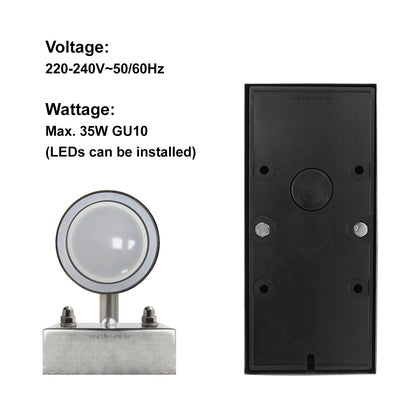 Single Outdoor Wall Light Dusk Till Dawn Sensor Stainless Steel Finish IP65 - Energy Light Bulbs - Free delivery on all orders