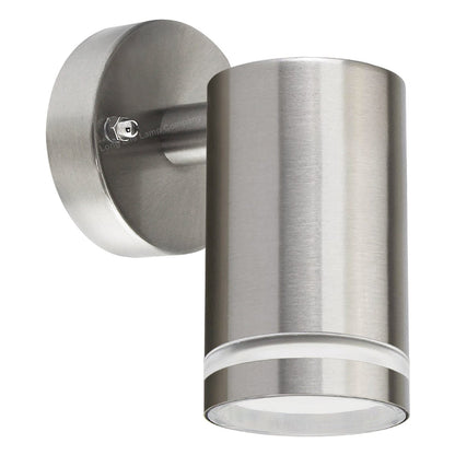 Single Outdoor Wall Light Stainless Steel Garden Light - Energy Light Bulbs - Free delivery on all orders