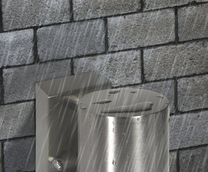 Single Outdoor Wall with PIR Movement Sensor Stainless Steel - Energy Light Bulbs - Free delivery on all orders