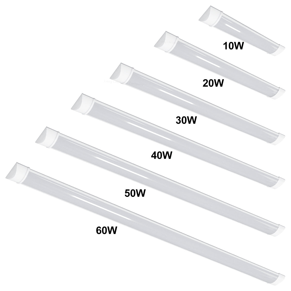 Slimline LED Batten Light 6500K Cool White Fluorescent Replacement - Energy Light Bulbs - Free delivery on all orders