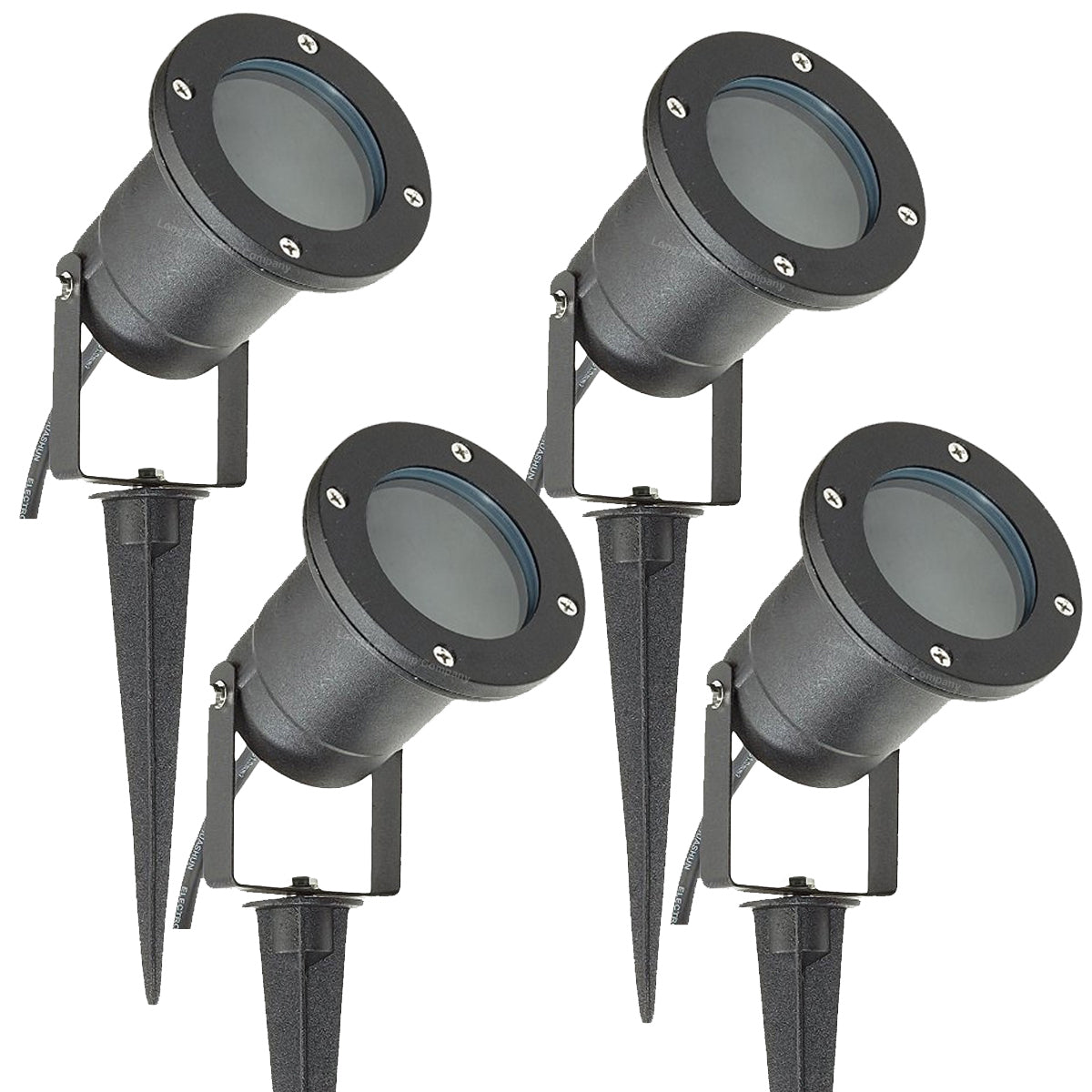4 Pack Outdoor Garden Spike Lights