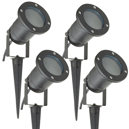 4 Pack Outdoor Garden Spike Lights