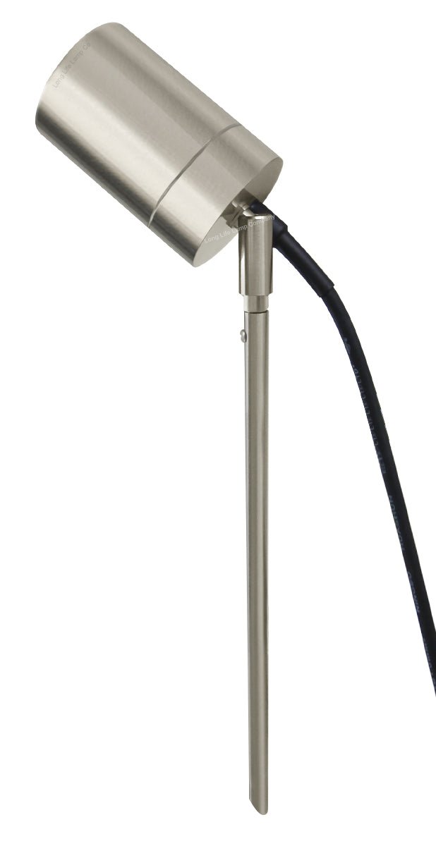 Stainless Steel Garden Spike light Adjustable Outdoor Ground Mount - Energy Light Bulbs - Free delivery on all orders