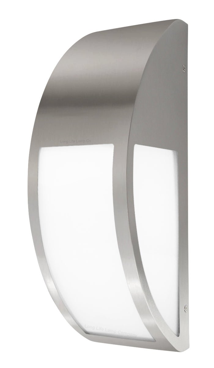Stainless Steel IP44 Front Door Side Light - Energy Light Bulbs - Free delivery on all orders