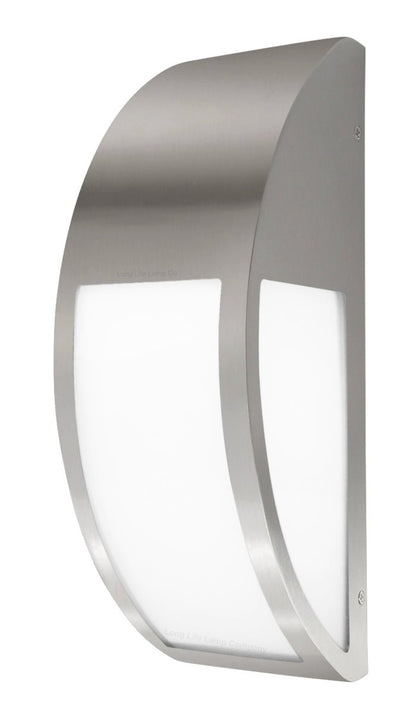 Stainless Steel IP44 Front Door Side Light - Energy Light Bulbs - Free delivery on all orders