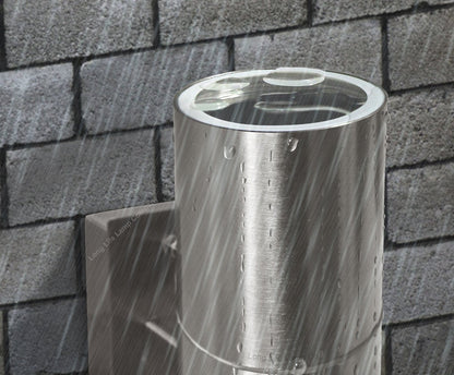 Stainless Steel Outdoor Wall Light IP65 Wall Light - Energy Light Bulbs - Free delivery on all orders