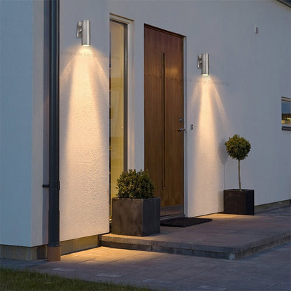 Stainless Steel Outdoor Wall Light IP65 Wall Light - Energy Light Bulbs - Free delivery on all orders