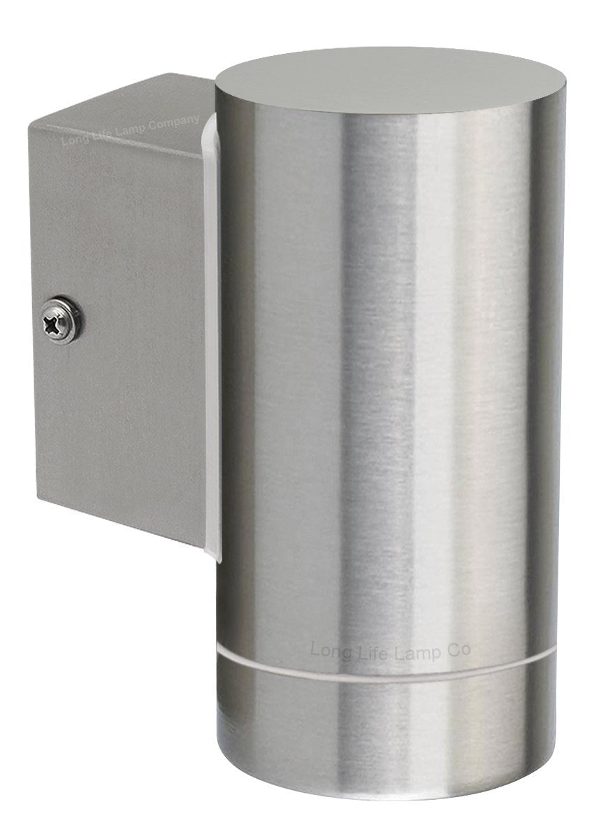 Stainless Steel Single Outdoor Wall Light IP65 Wall Light - Energy Light Bulbs - Free delivery on all orders