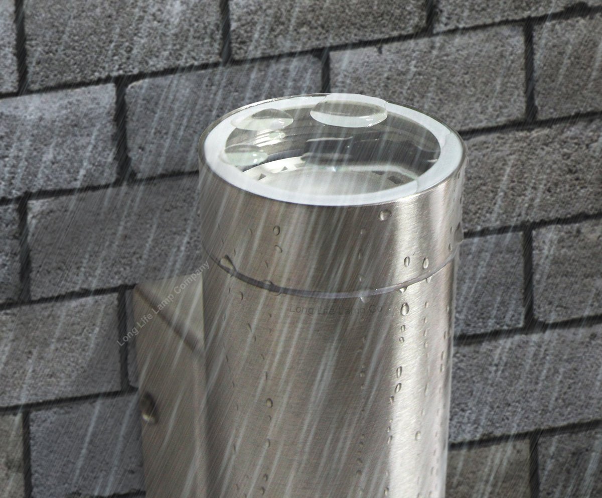 Stainless Steel Up and Down Outdoor Wall Light IP65 Wall Light - Energy Light Bulbs - Free delivery on all orders