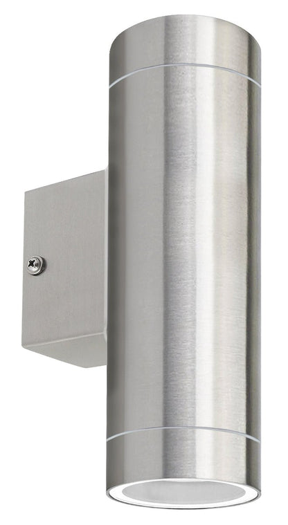 Stainless Steel Up and Down Outdoor Wall Light IP65 Wall Light - Energy Light Bulbs - Free delivery on all orders