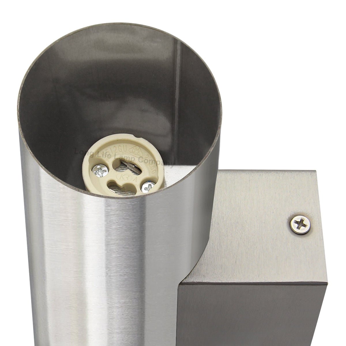 Stainless Steel Up Down Wall Light GU10 IP20 Double Wall Light - Energy Light Bulbs - Free delivery on all orders