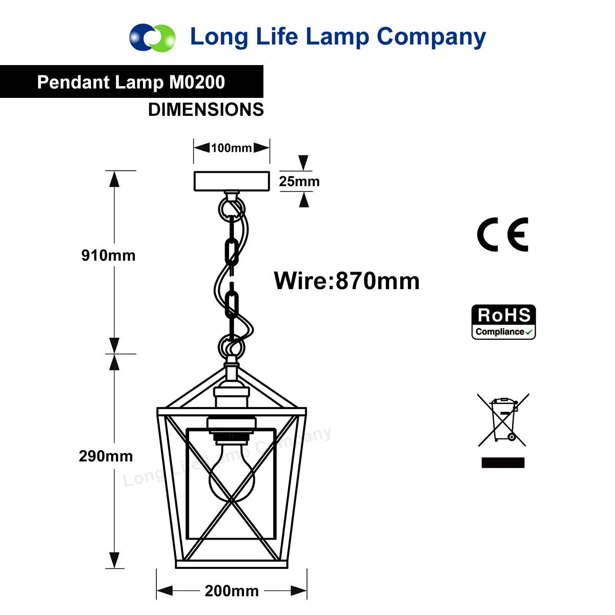 Vintage Antique Brass Lantern Ceiling Pendant Light - Energy Light Bulbs - Free delivery on all orders