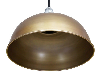 Vintage Industrial Brass Ceiling Pendant Hanging Light Shade - Energy Light Bulbs - Free delivery on all orders