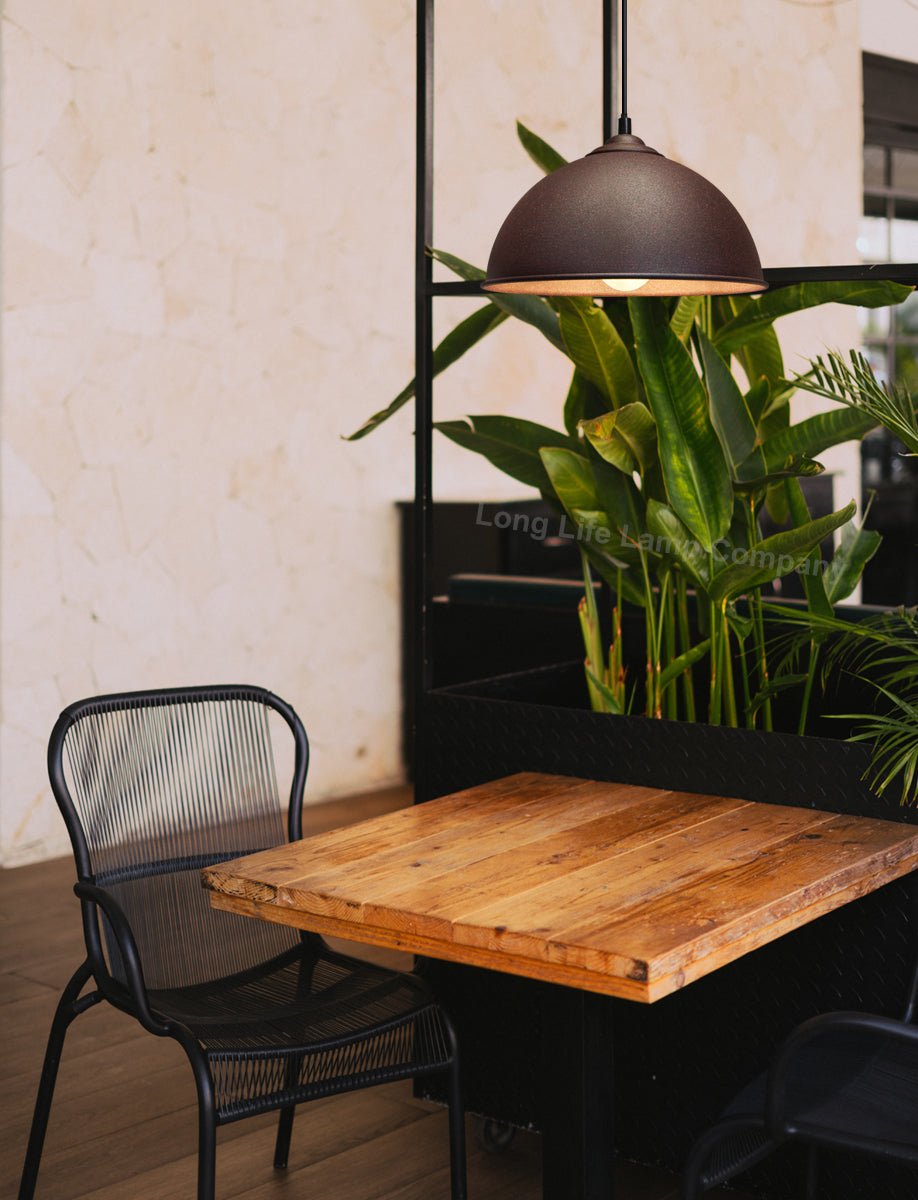 Vintage Industrial Ceiling Barn Pendant Light Rustic Lamp Shade - Energy Light Bulbs - Free delivery on all orders