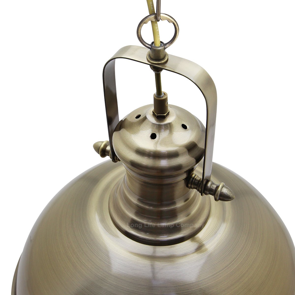Vintage Industrial Ceiling Pendant Light Brass Antique Retro Metal Hanging Globe Lampshade M0127 - Free delivery on all orders