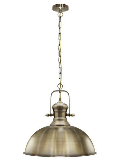 Vintage Industrial Ceiling Pendant Light Brass Antique Retro Metal Hanging Globe Lampshade M0127 - Free delivery on all orders
