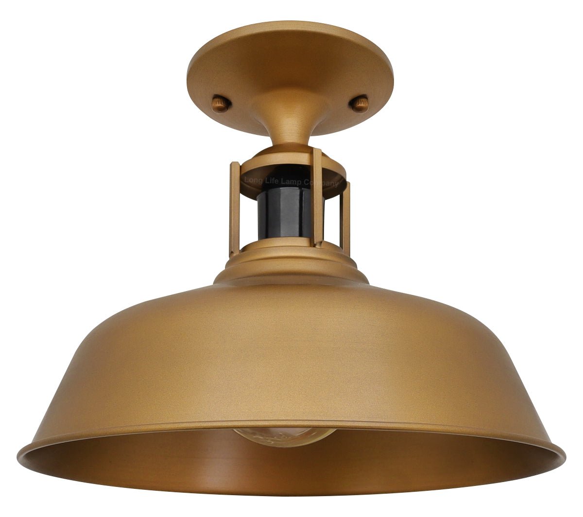 Vintage Industrial Ceiling Pendant Light Shade Solid Brass Finish - Energy Light Bulbs
