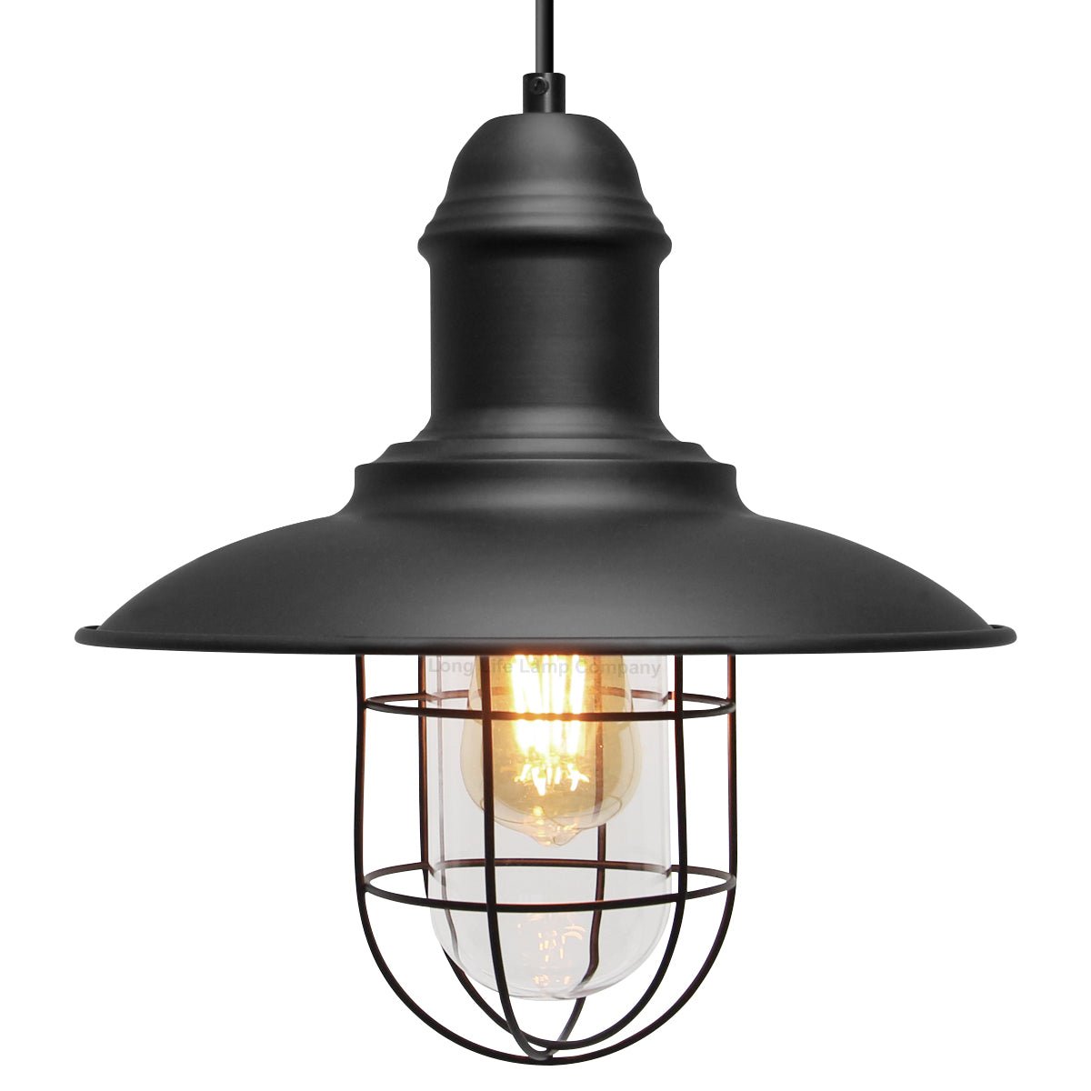 Vintage Industrial Nautical Fishermans Hanging Ceiling Pendant Lamp Shade - Energy Light Bulbs - Free delivery on all orders