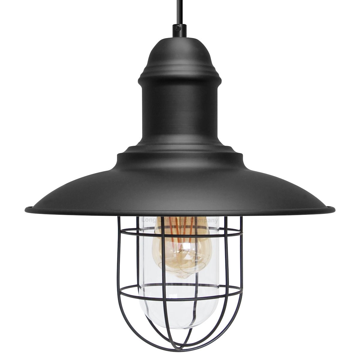 Vintage Industrial Nautical Fishermans Hanging Ceiling Pendant Lamp Shade - Energy Light Bulbs - Free delivery on all orders