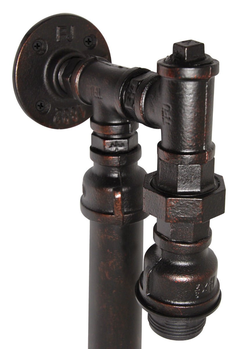 Vintage Industrial Rustic Copper Steampunk Wall Light - Energy Light Bulbs - Free delivery on all orders