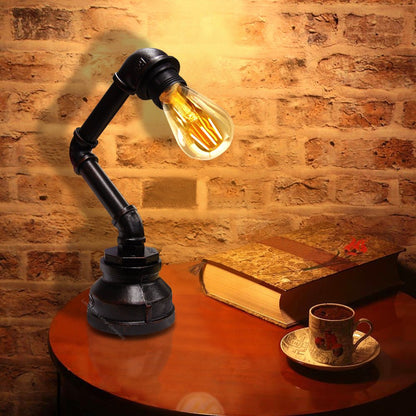 Vintage Industrial Rustic Copper Water Pipe Lamp - Energy Light Bulbs - Free delivery on all orders