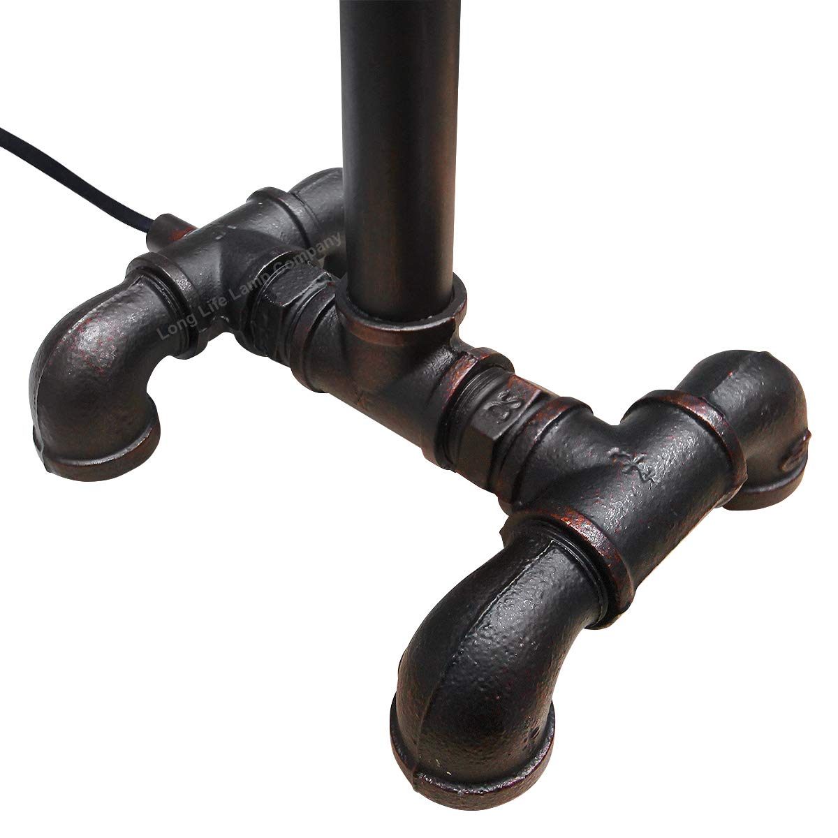 Vintage Industrial Rustic Copper Water Pipe Tap Style Bedside Table Lamp - Energy Light Bulbs - Free delivery on all orders