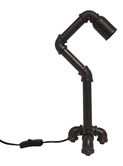 Vintage Industrial Rustic Steel Water Pipe Style Lamp - Energy Light Bulbs - Free delivery on all orders