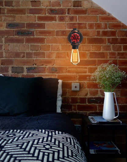 Vintage Industrial Rustic Tap Style Wall Light Waterpipe Lamp - Energy Light Bulbs - Free delivery on all orders