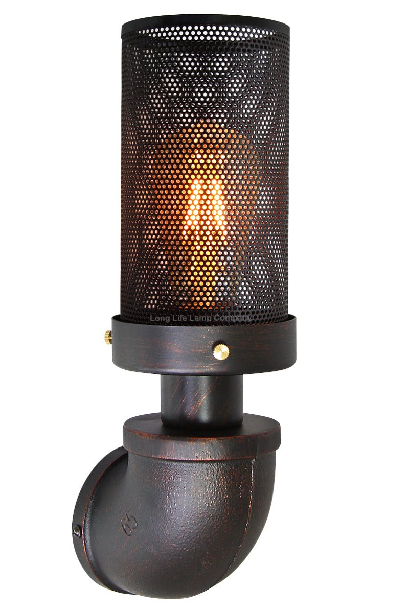 Vintage Industrial Water Pipe Wall Light - Energy Light Bulbs - Free delivery on all orders