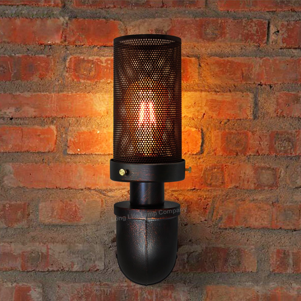 Vintage Industrial Water Pipe Wall Light - Energy Light Bulbs - Free delivery on all orders