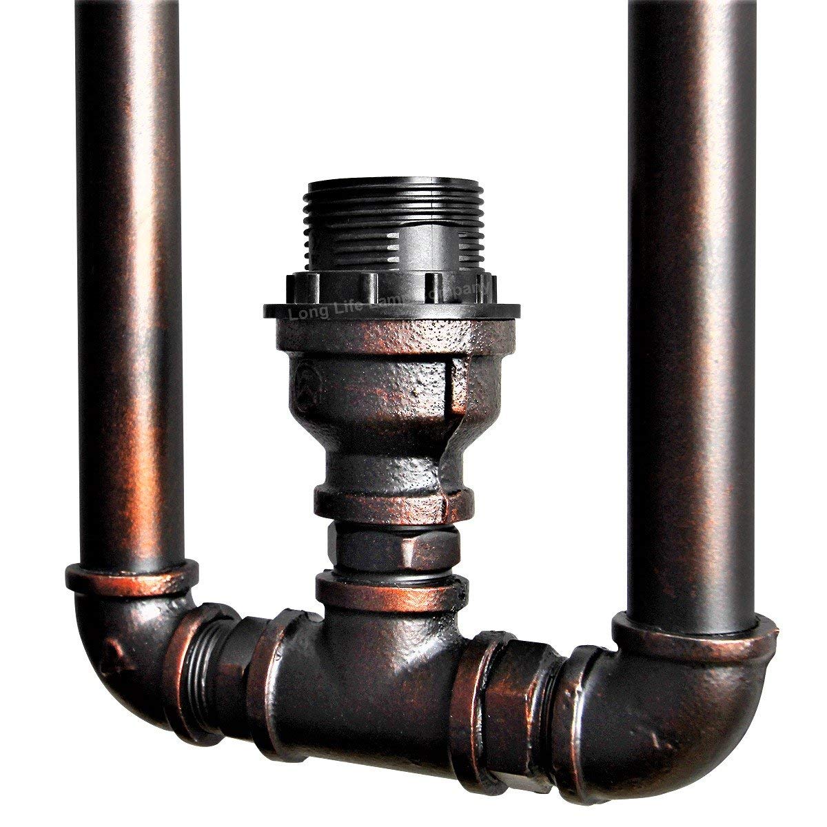 Vintage Industrial Water Pipe Wall Light Rustic Lamp - Energy Light Bulbs - Free delivery on all orders