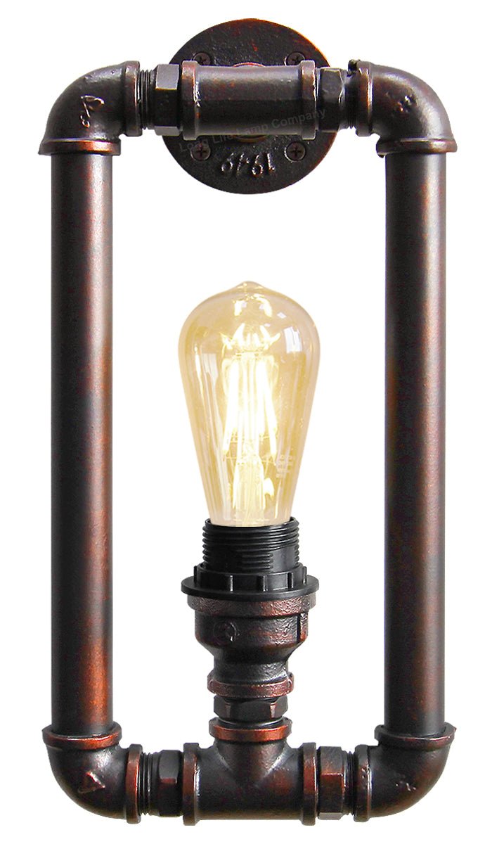 Vintage Industrial Water Pipe Wall Light Rustic Lamp - Energy Light Bulbs - Free delivery on all orders