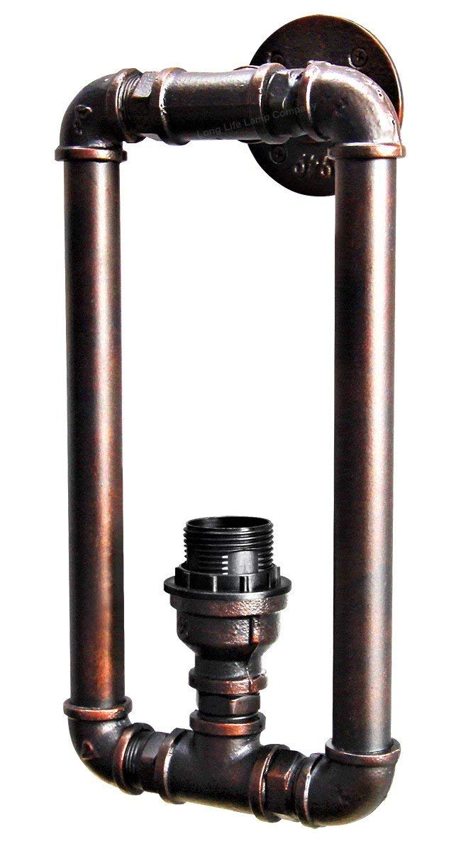 Vintage Industrial Water Pipe Wall Light Rustic Lamp - Energy Light Bulbs - Free delivery on all orders