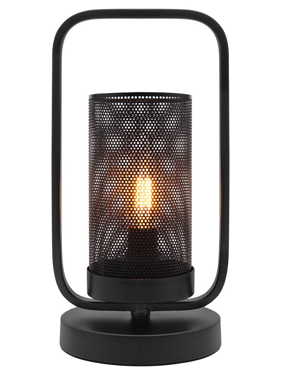 Vintage Industrial Wick Lantern Table Lamp - Energy Light Bulbs - Free delivery on all orders