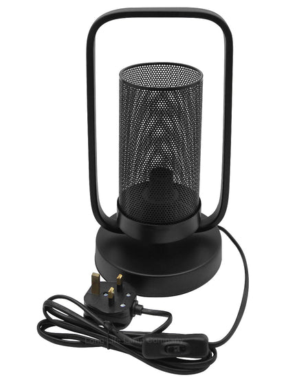 Vintage Industrial Wick Lantern Table Lamp - Energy Light Bulbs - Free delivery on all orders