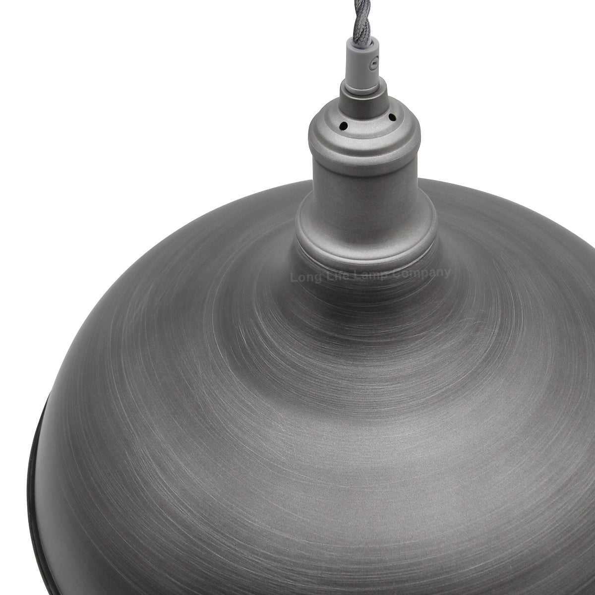 Vintage Metal Iron Grey Ceiling Pendant Light - Energy Light Bulbs - Free delivery on all orders