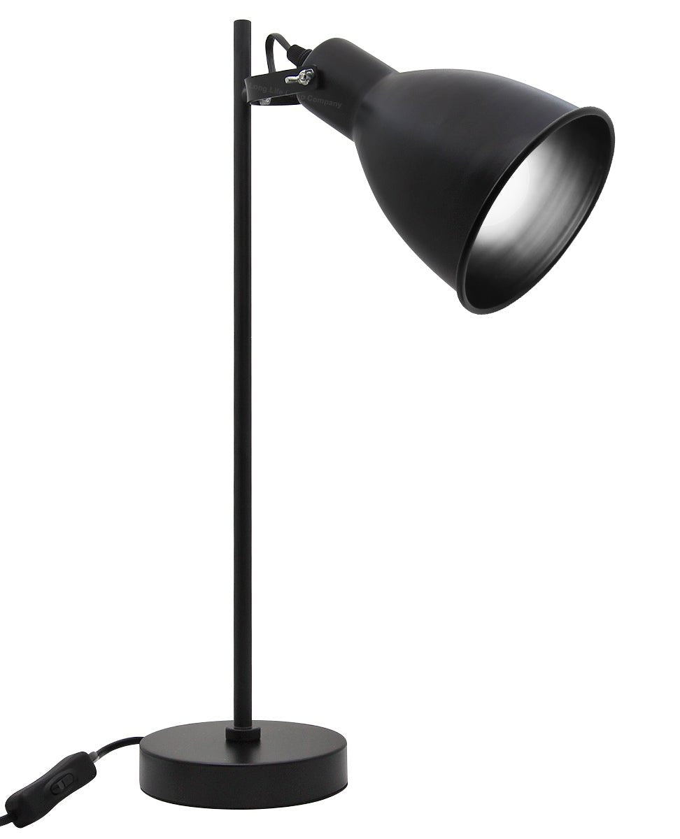 Vintage Metal Table Lamp Vintage Industrial Black Desk Lamp Scone Shade - Energy Light Bulbs - Free delivery on all orders