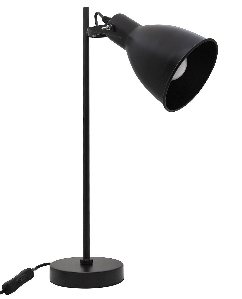 Vintage Metal Table Lamp Vintage Industrial Black Desk Lamp Scone Shade - Energy Light Bulbs - Free delivery on all orders