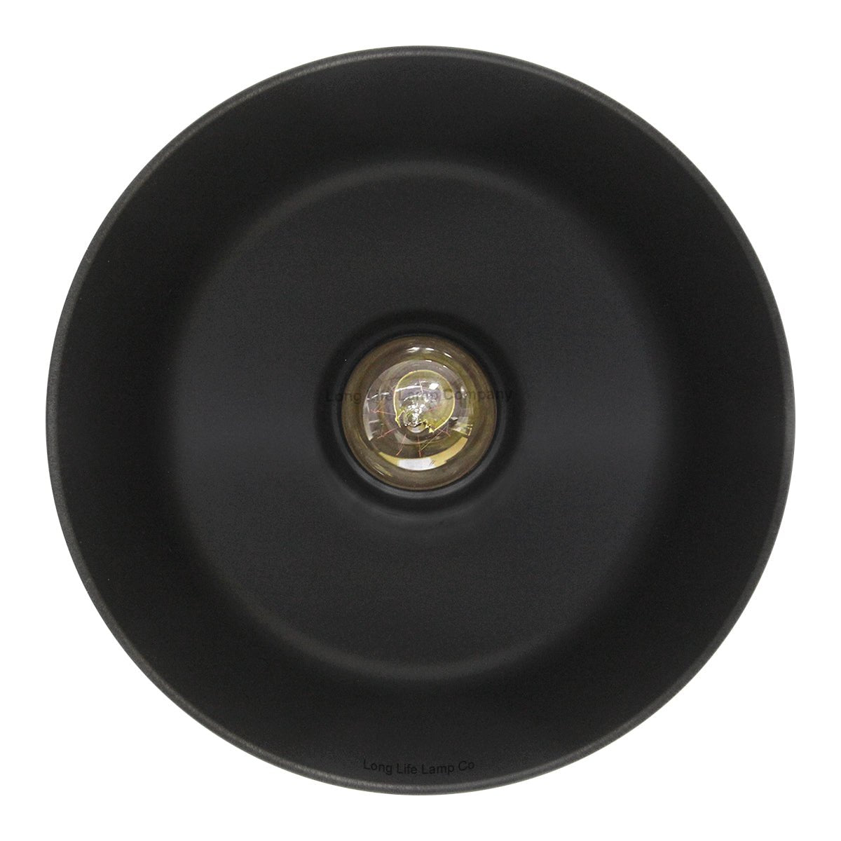 Vintage Retro Industrial Flush Mount Farmhouse Pewter Ceiling Light Shade - Energy Light Bulbs - Free delivery on all orders