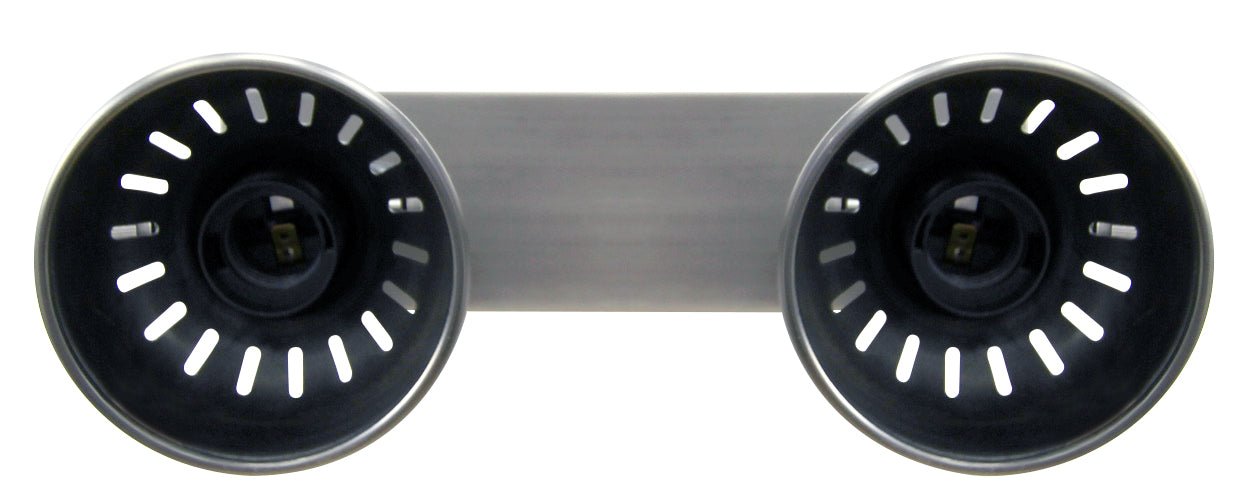 Vintage Twin Wall Light Dark Grey Pewter Finish Adjustable Swivel Spot Wall Light - Energy Light Bulbs - Free delivery on all orders