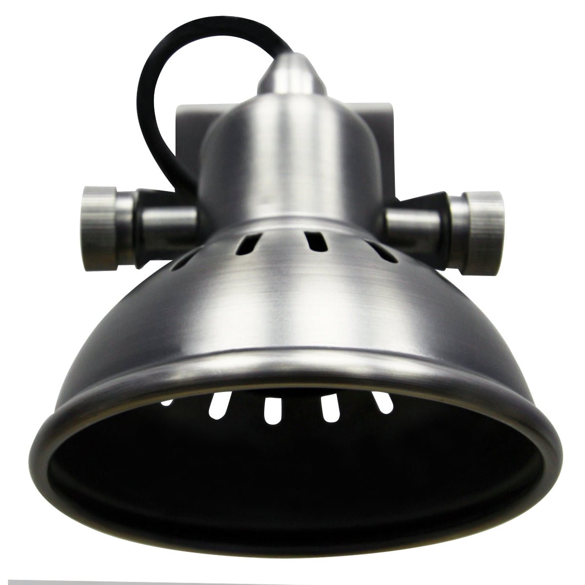 Vintage Wall Light Dark Grey Pewter Finish Adjustable Swivel Spot Wall Light - Energy Light Bulbs - Free delivery on all orders