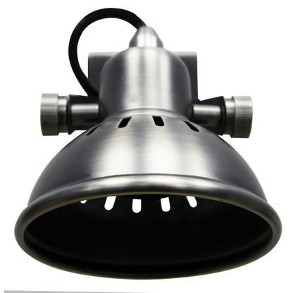 Vintage Wall Light Dark Grey Pewter Finish Adjustable Swivel Spot Wall Light - Energy Light Bulbs - Free delivery on all orders