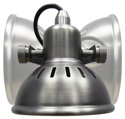 Vintage Wall Light Dark Grey Pewter Finish Adjustable Swivel Spot Wall Light - Energy Light Bulbs - Free delivery on all orders