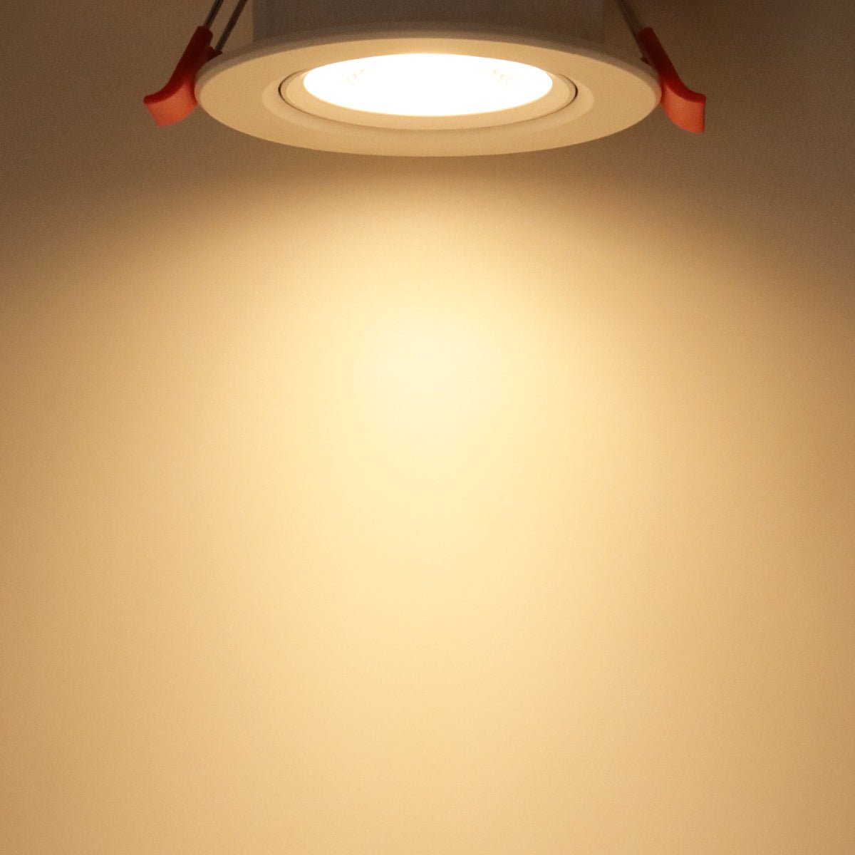 Warm White 3w LED Recessed Ceiling Downlight Adjustable - Energy Light Bulbs - Free delivery on all orders