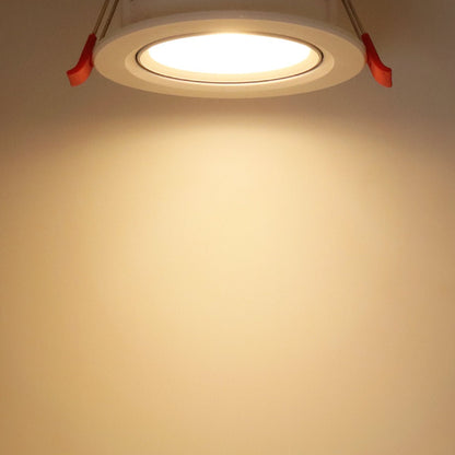 Warm White 5w LED Recessed Ceiling Downlight Adjustable - Energy Light Bulbs - Free delivery on all orders