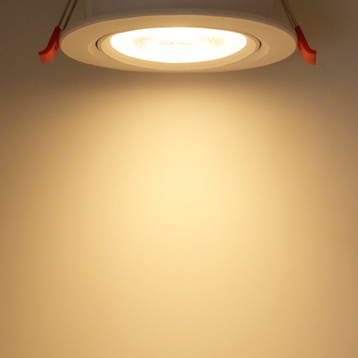 Warm White 9w LED Recessed Ceiling Downlight Adjustable - Energy Light Bulbs - Free delivery on all orders