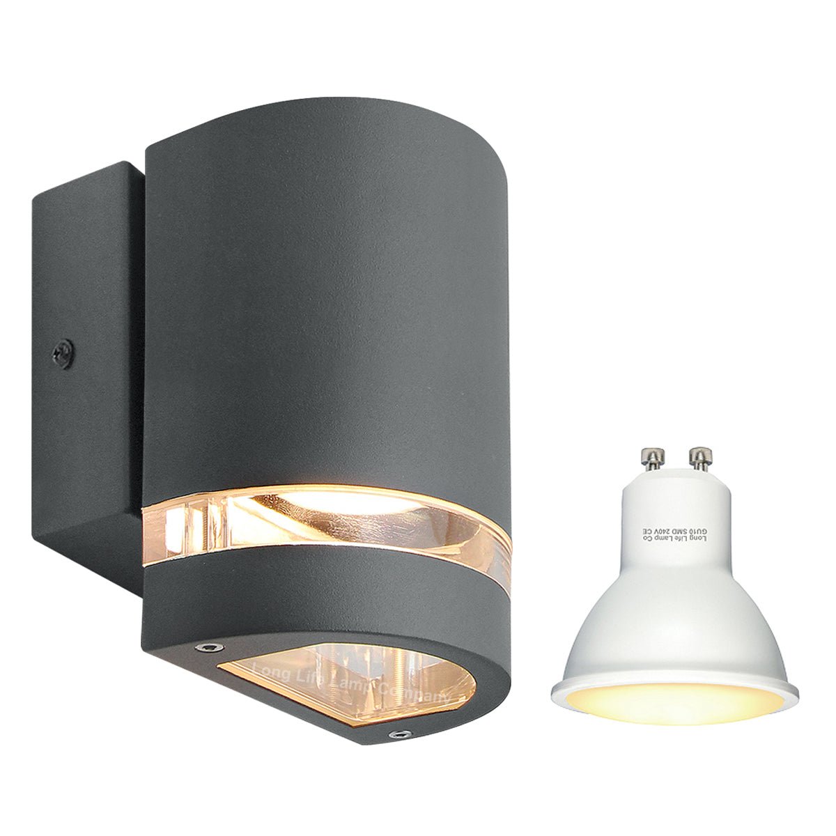 Warm White, Cool White, Blue | Modern Outdoor Single Wall Light - Energy Light Bulbs - Free delivery on all orders