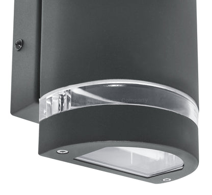 Warm White, Cool White, Blue | Modern Outdoor Single Wall Light - Energy Light Bulbs - Free delivery on all orders