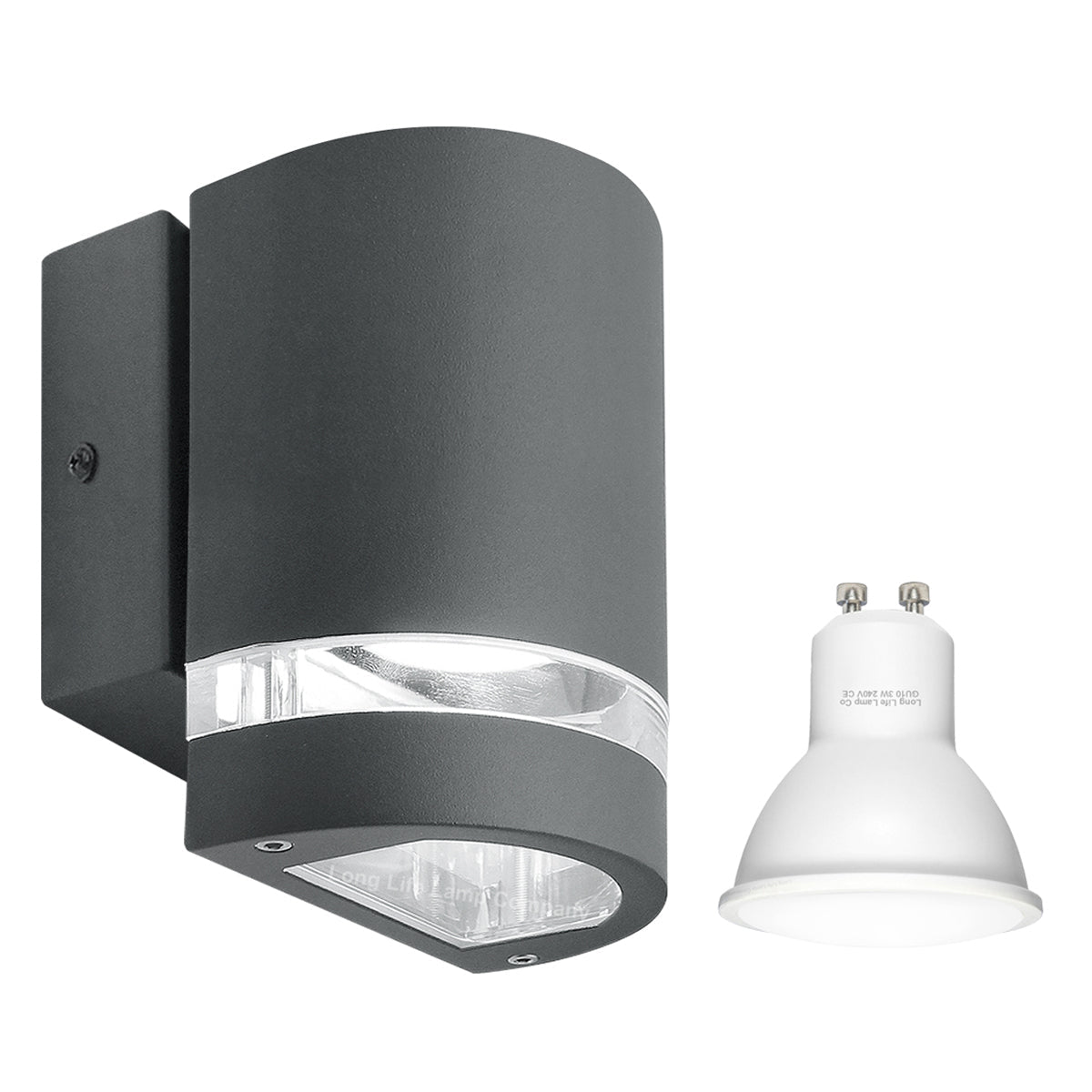 Warm White, Cool White, Blue | Modern Outdoor Single Wall Light - Energy Light Bulbs - Free delivery on all orders