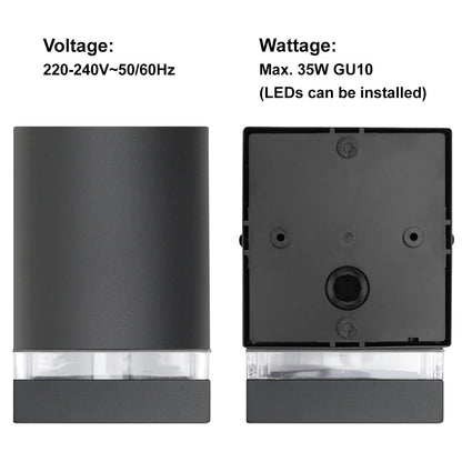 Warm White, Cool White, Blue | Modern Outdoor Single Wall Light - Energy Light Bulbs - Free delivery on all orders